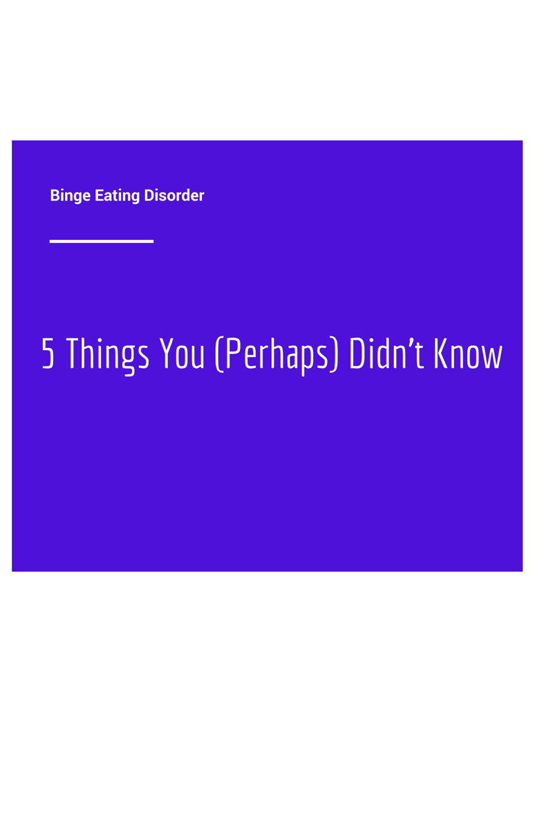 Binge Eating Disorder · Alison Pelz Ld Rdn Cdces Lcsw