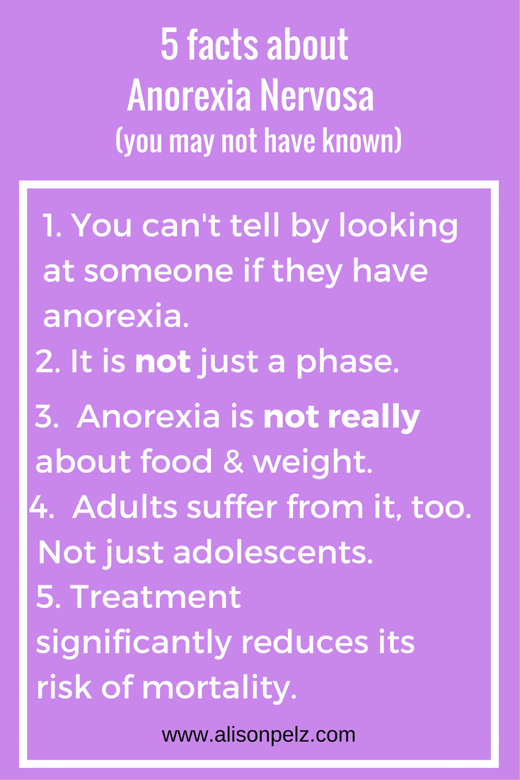 6 Myths about Anorexia Nervosa that You Need to Know